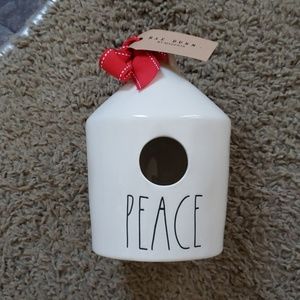 Rae dunn peace birdhouse